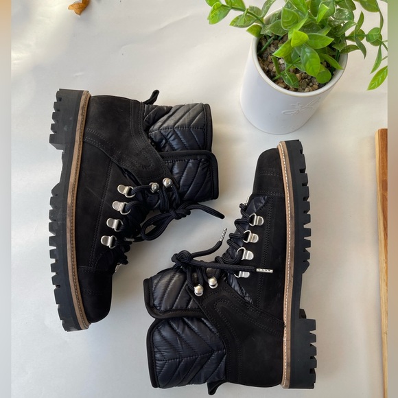 GANNI Edna Suede Ankle lace up boots black Size 39 NEW - Picture 8 of 16